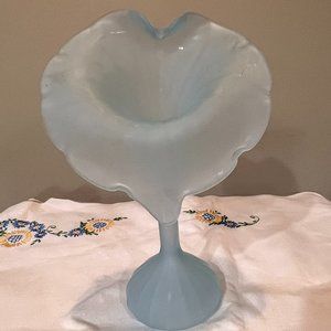 Jack in the Pulpit frosted vase by Leonardo Handarbeit